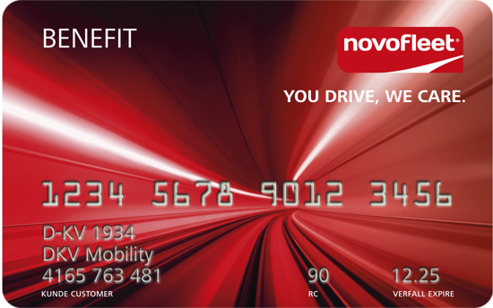 Belohnen sie ihre Mitarbeiter mit der Tankkarte  NOVOFLEET CARD BENEFIT.  Bis zu 50€ Guthaben für Tanken, Autowäsche und weitere DKV-Service-Leistungen (steuer- und sozialabgabenfrei).